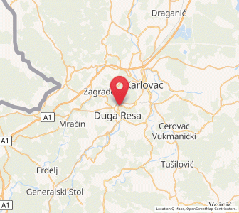 Map of Donje Mrzlo Polje, Karlovac
