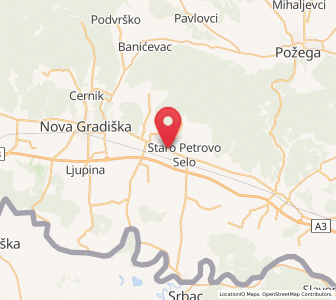 Map of Godinjak, Brod-Posavina