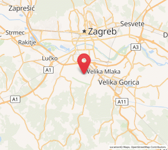 Map of Mala Mlaka, City of Zagreb