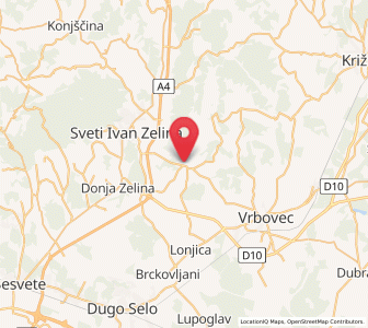 Map of Rakovec, County of Zagreb