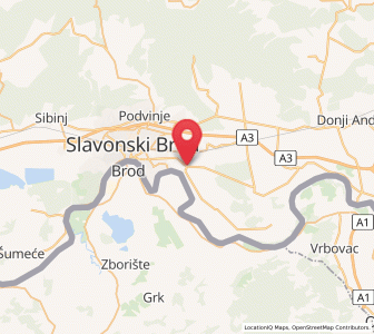 Map of Ruščica, Brod-Posavina