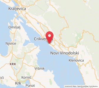 Map of Selce, County of Primorje-Gorski Kotar