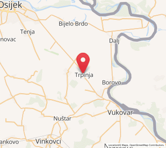 Map of Trpinja, Vukovar-Sirmium