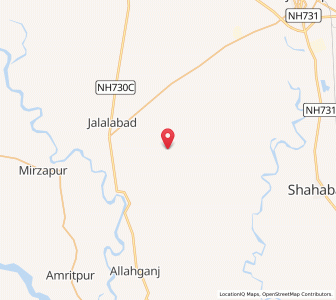 Map of Abdullahnagar, Uttar Pradesh