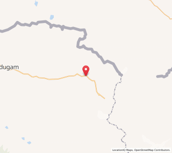 Map of Abdullun, Kashmir