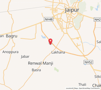 Map of Abhaipura, Rajasthan