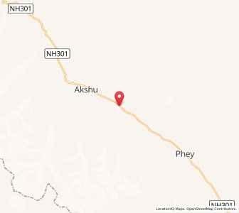 Map of Abring, Kashmir