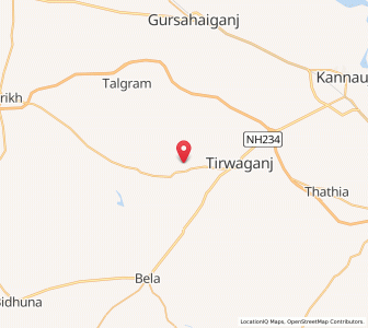 Map of Achankapur, Uttar Pradesh