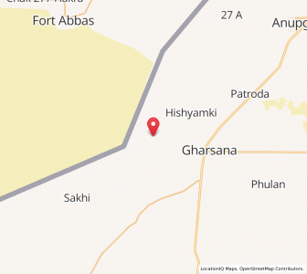 Map of Adamwala Kera, Rajasthan