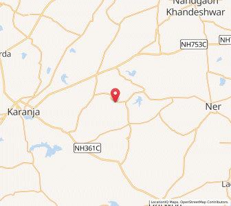 Map of Adgaon, Maharashtra