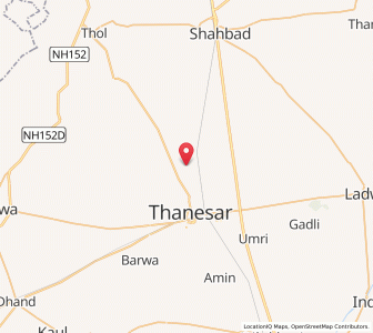 Map of Adhaun, Haryana