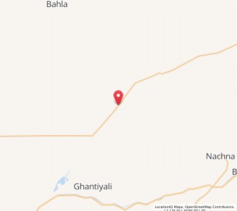 Map of Aditra Nadi, Rajasthan