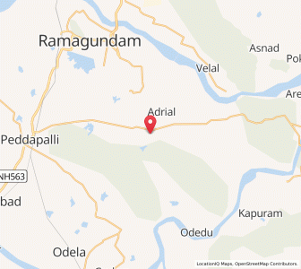 Map of Adivarampet, Andhra Pradesh