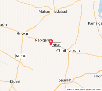 Map of Admapur, Uttar Pradesh