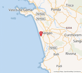 Map of Adsulim, Goa