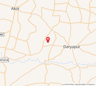 Map of Adul, Maharashtra