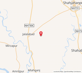 Map of Afatiapur, Uttar Pradesh