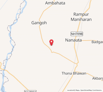 Map of Afgan, Uttar Pradesh