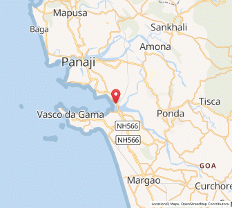 Map of Agacaim, Goa