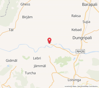 Map of Agalpur, Odisha