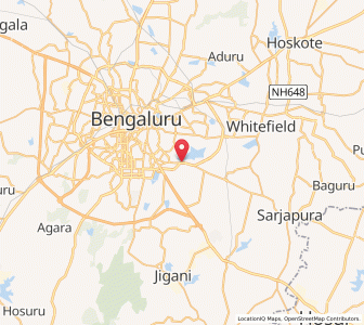 Map of Agara Sarjapura Road ORR, Karnataka