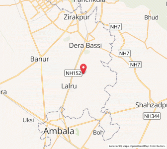 Map of Aghanpur, Punjab