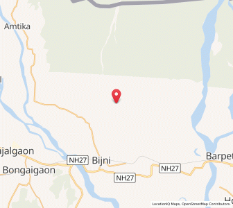 Map of Agrong, Assam