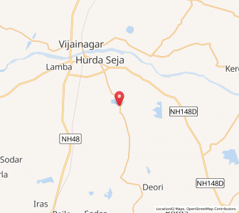 Map of Agucha, Rajasthan