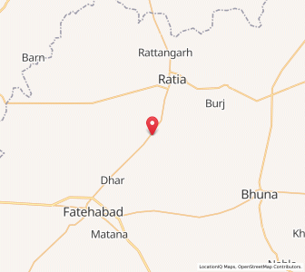 Map of Aharwan, Haryana