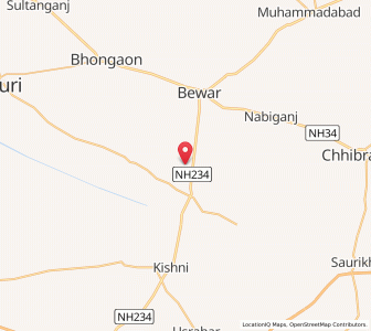 Map of Ahinkaripur, Uttar Pradesh
