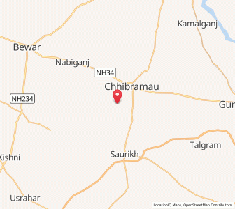 Map of Ahirwa Rajarampur, Uttar Pradesh