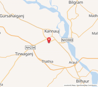Map of Ahmadpur Rauni, Uttar Pradesh