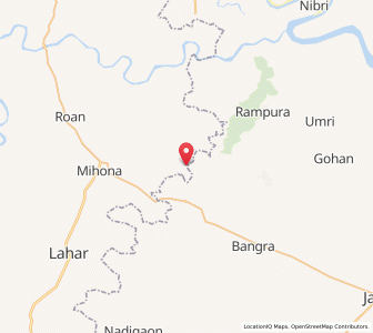 Map of Ahroli, Madhya Pradesh