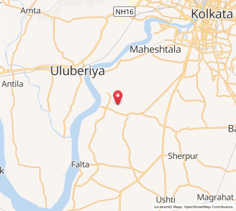 Map of Aima, West Bengal