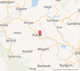 Map of Aimaburan, Kashmir