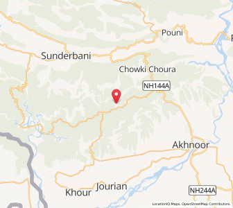 Map of Ainbushahi da Danna, Kashmir