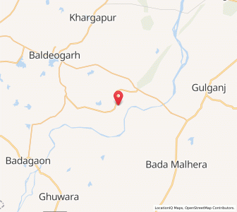 Map of Airaura, Madhya Pradesh