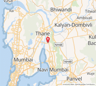 Map of Airoli, Maharashtra