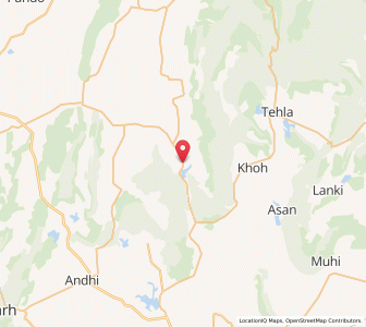 Map of Ajabgarh, Rajasthan