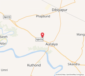 Map of Ajanpur, Uttar Pradesh