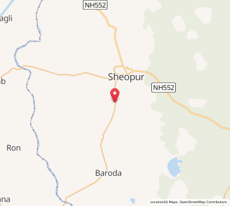 Map of Ajapura, Madhya Pradesh
