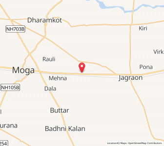 Map of Ajitwal, Punjab