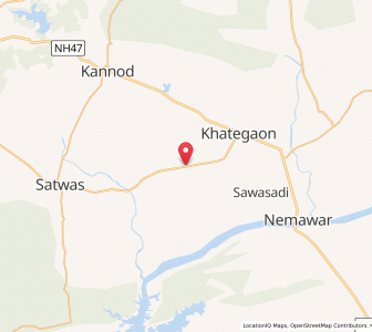 Map of Ajnas, Madhya Pradesh