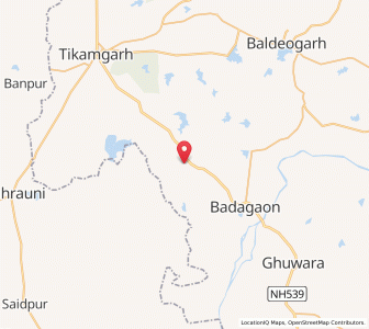 Map of Ajnor, Madhya Pradesh