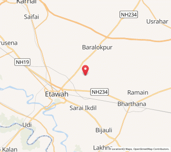 Map of Akalpur, Uttar Pradesh