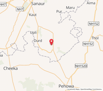 Map of Akbarpur Afghan, Punjab