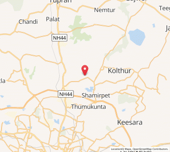 Map of Akharjapet, Andhra Pradesh
