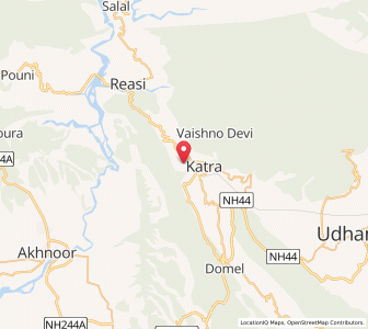 Map of Akhli, Kashmir