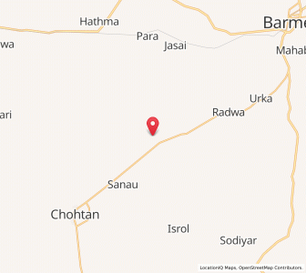 Map of Akora, Rajasthan