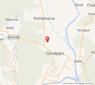Map of Aksapur, Maharashtra